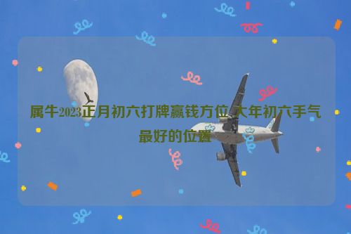 属牛2023正月初六打牌赢钱方位 大年初六手气最好的位置