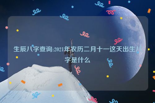 生辰八字查询:2021年农历二月十一这天出生八字是什么