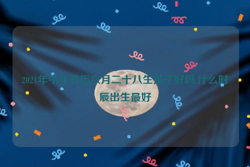 2021年牛年农历六月二十八生孩子好吗,什么时辰出生最好