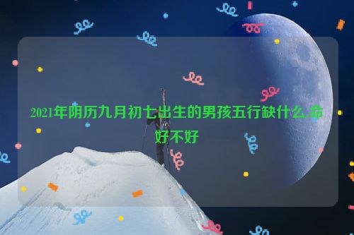 2021年阴历九月初七出生的男孩五行缺什么,命好不好