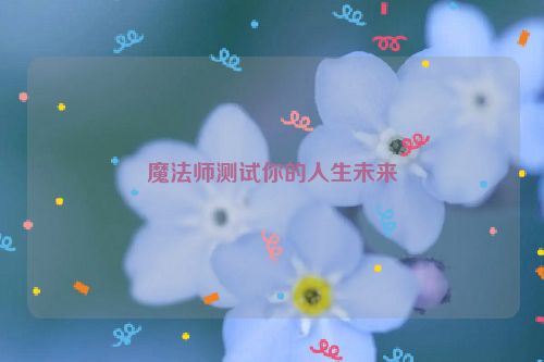 魔法师测试你的人生未来