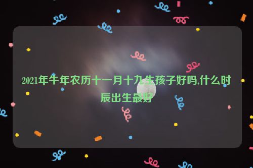 2021年牛年农历十一月十九生孩子好吗,什么时辰出生最好