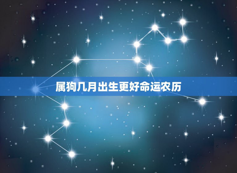 属狗的星座(属狗的星座是什么座女生)