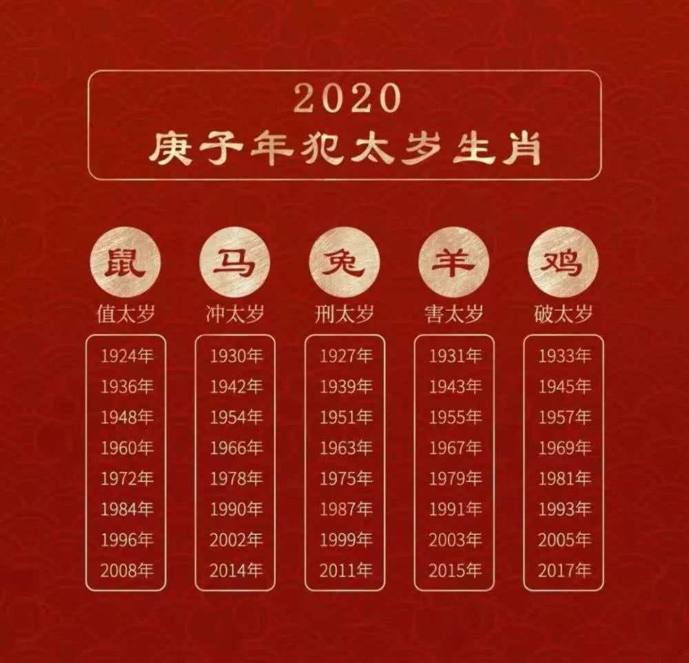 2020是什么生肖(2020是什么生肖属年)