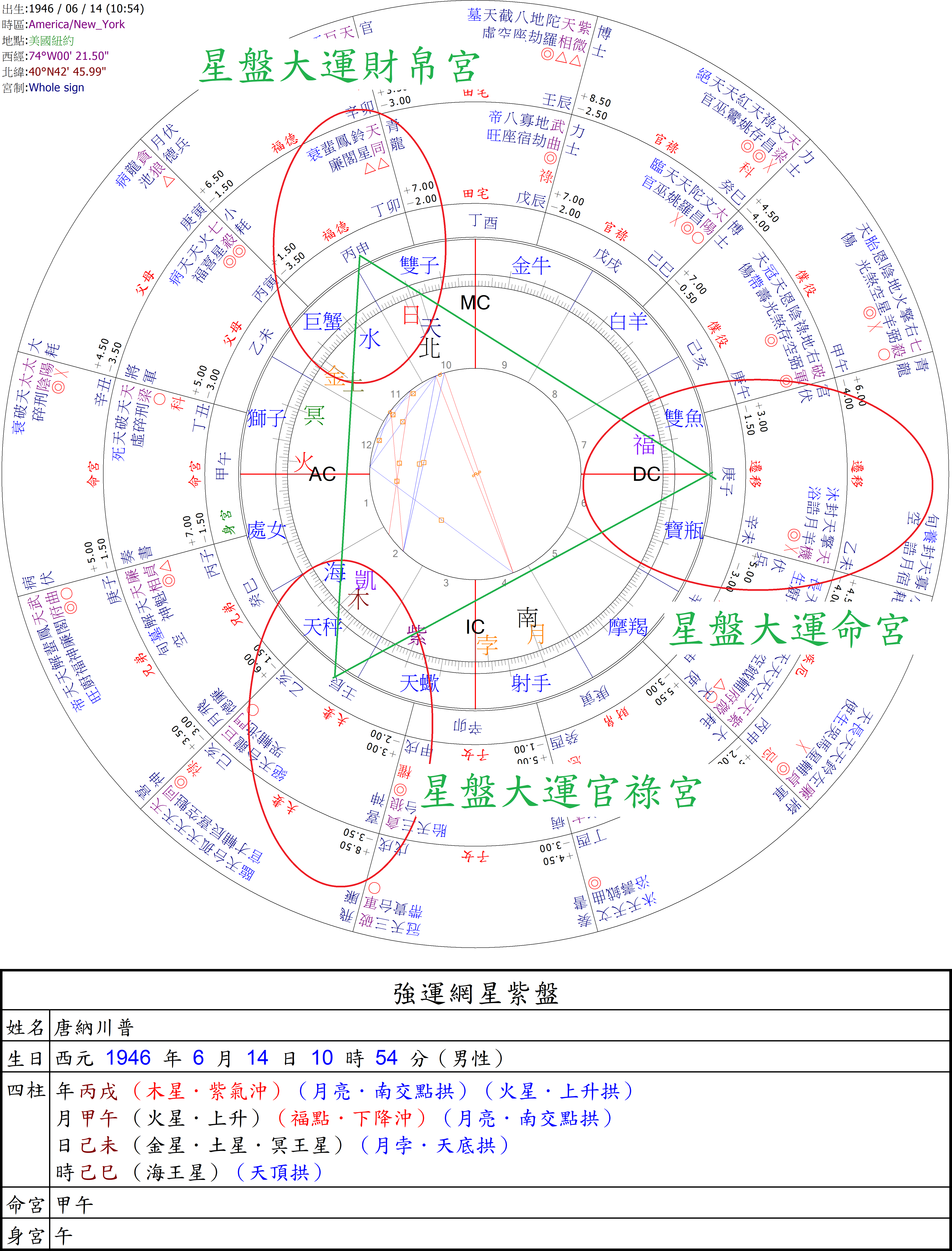 紫微命盘(紫薇斗数在线排盘)