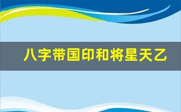 八字国印贵人(八字国印贵人在哪柱最好)