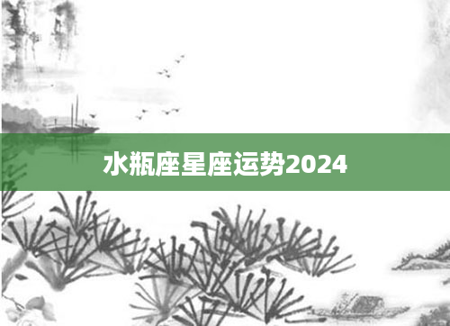 水瓶座2024年运势详解完整版(几月出生的水瓶座最强)