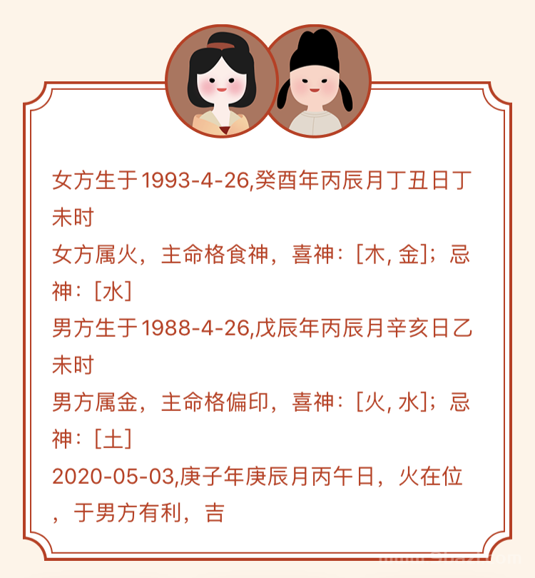 免费生辰八字合婚(免费生辰八字合婚测算)