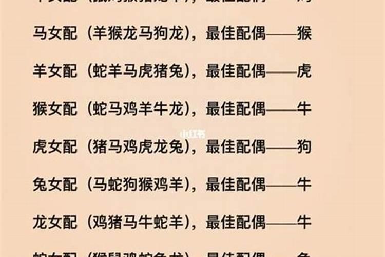 生肖运气配对表图片(生肖运气配对表图片大全集)